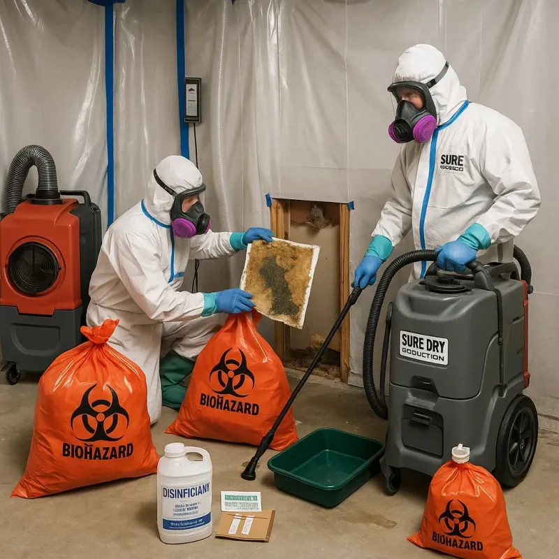 Contaminated Water Handling Protocols process in Silver Lake, KS