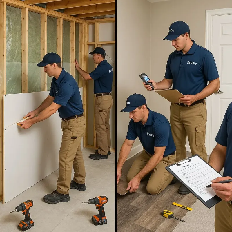 Repairs and Reconstruction process in Silver Lake, KS
